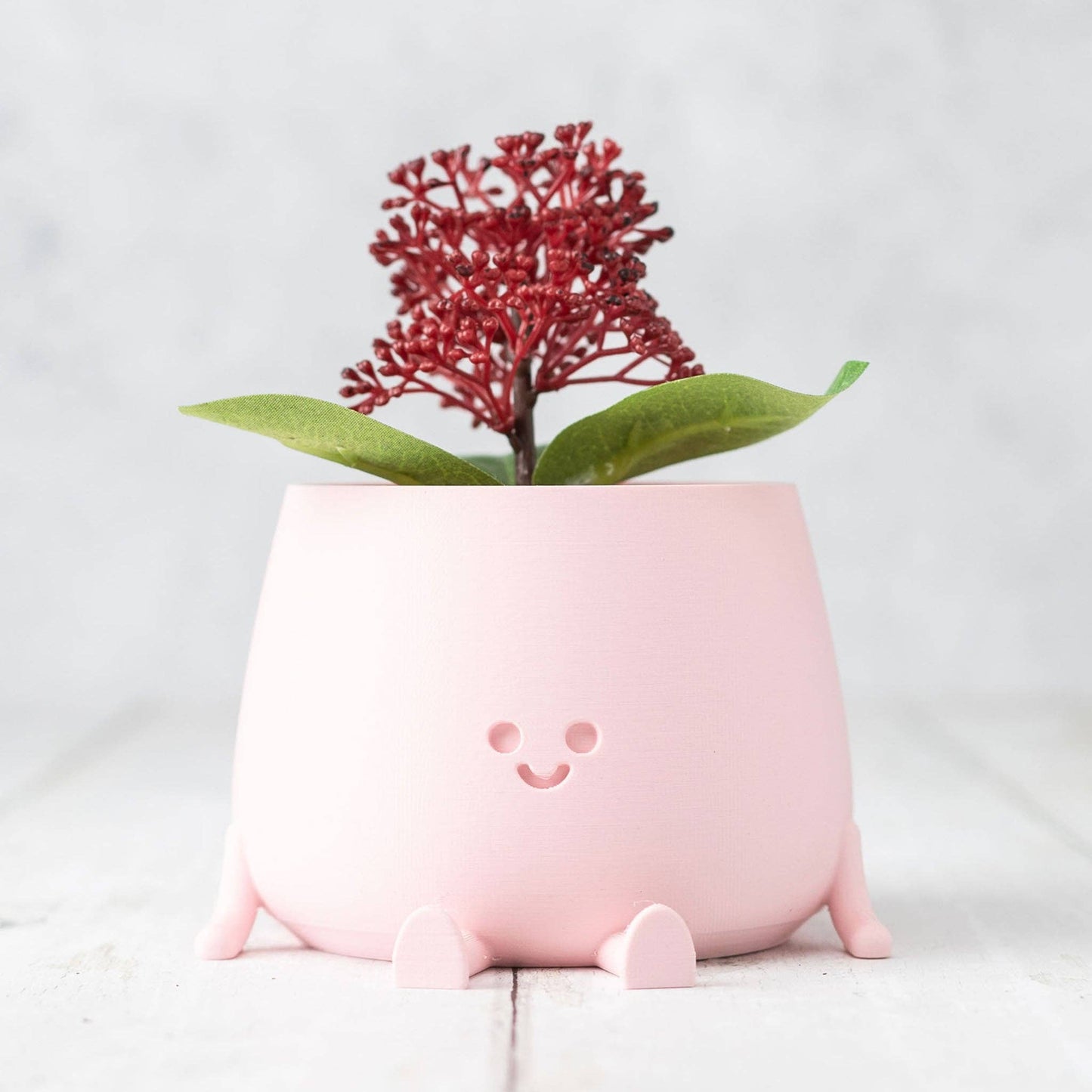 Happy Pot Pflanzgefäß, Pfirsichrosa