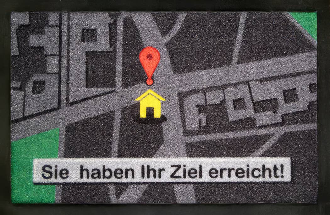 Sie haben Ihr Ziel erreicht Fußmatte