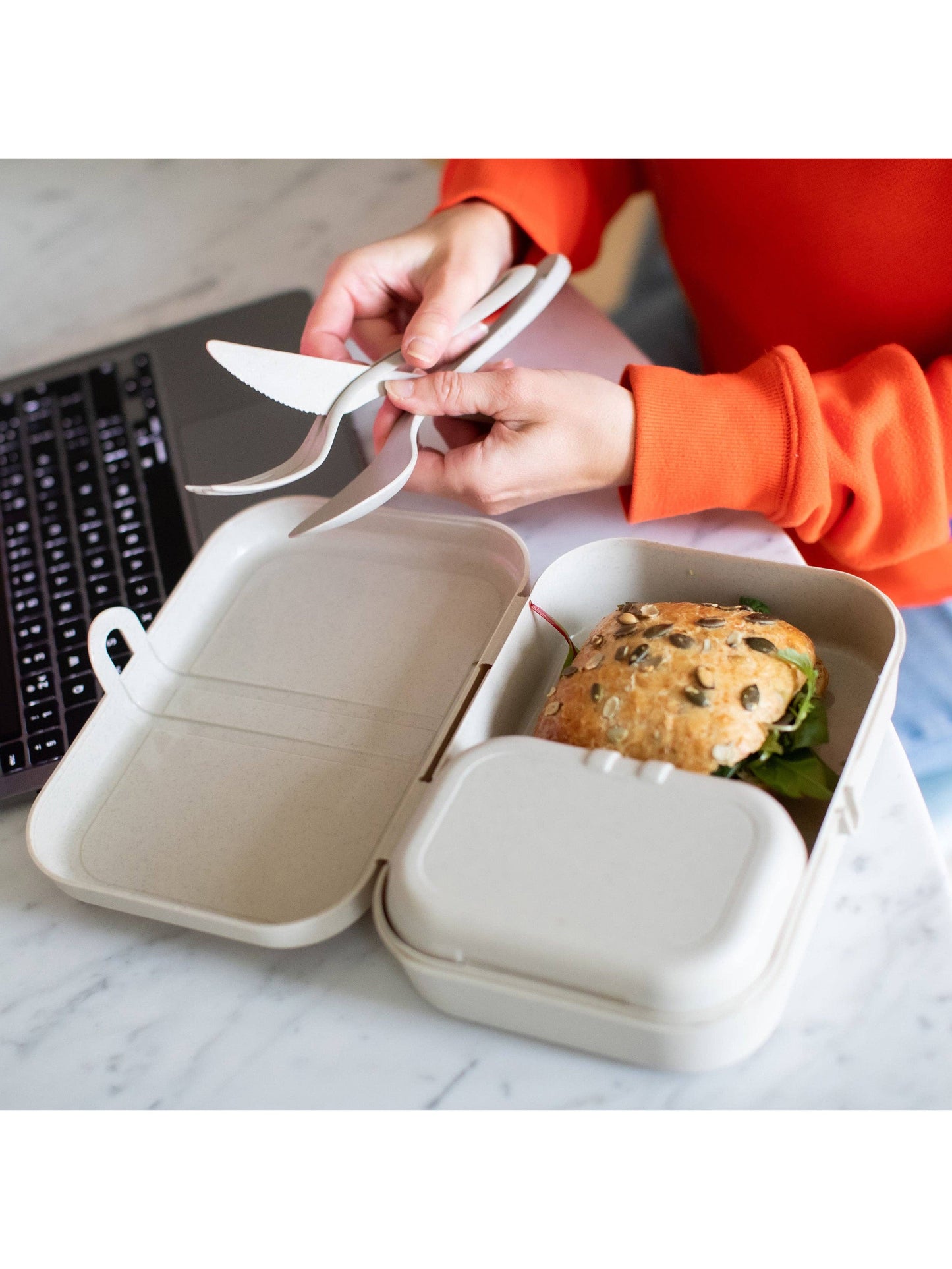 Lunchbox-Set m. Besteck PASCAL READY