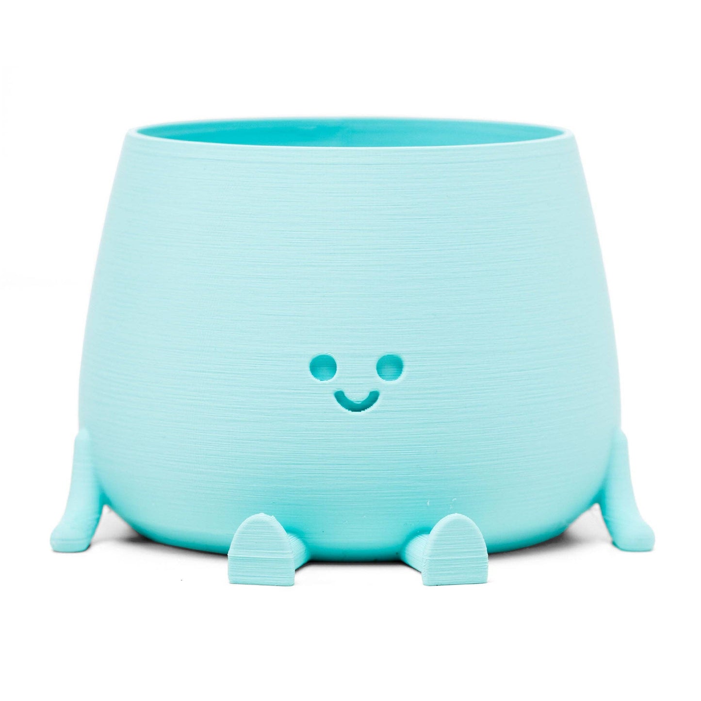Happy Pot Pflanzgefäß, mattes Hellblau