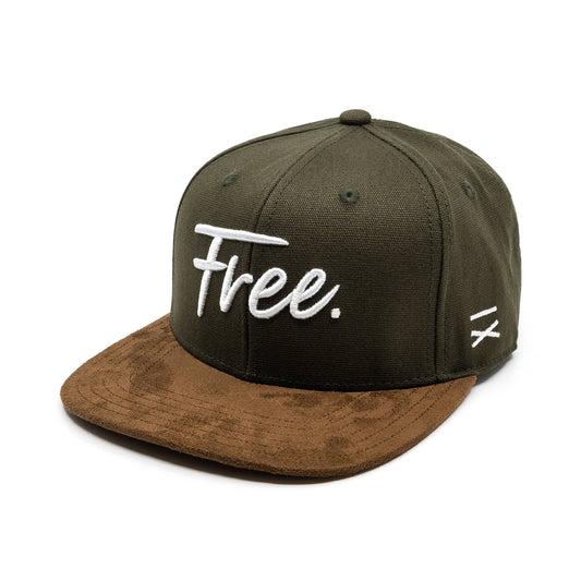 Wild Snapback Cap - Dunkelgrün Ripstop