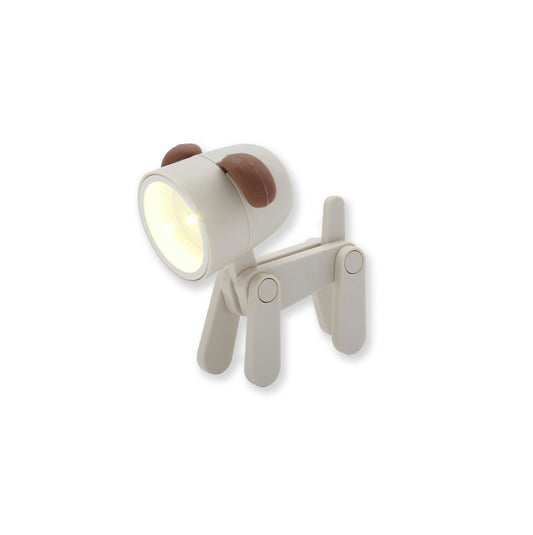 Mini Lampe Hund (weiß)