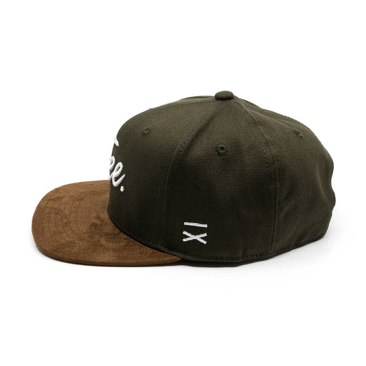 Wild Snapback Cap - Dunkelgrün Ripstop