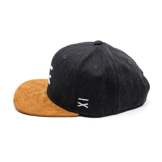 Classic HF Snapback Cap - Dunkelgrau Canvas
