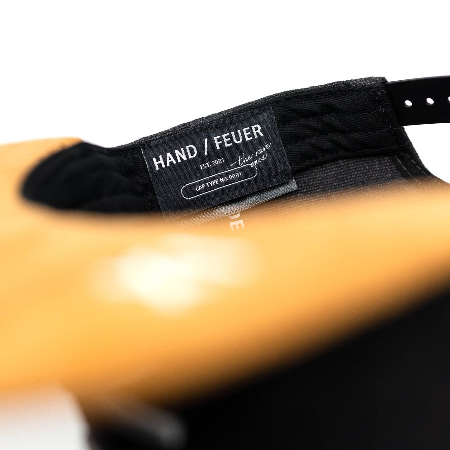 Classic HF Snapback Cap - Dunkelgrau Canvas