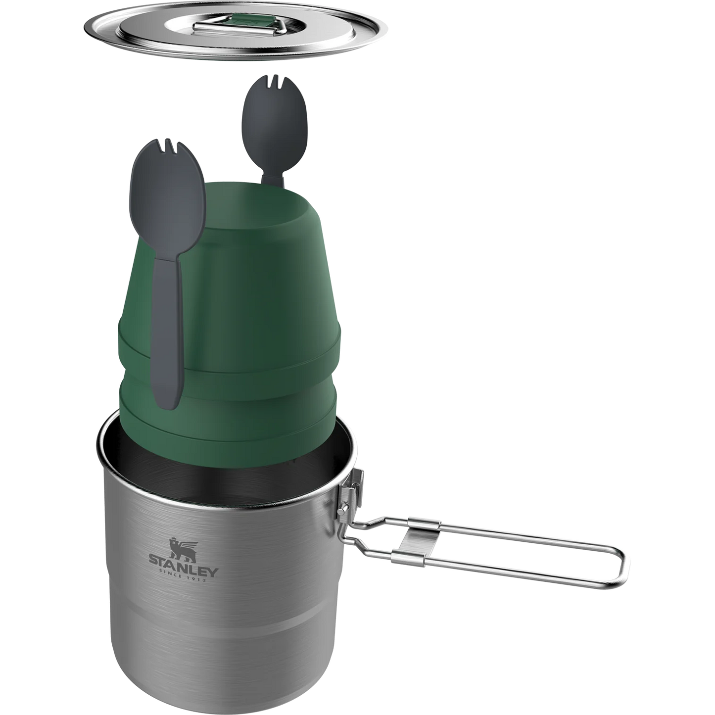 ADVENTURE STAINLESS STEEL KOCHSET FÜR ZWEI